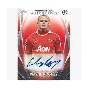 Carta Autografata di Wayne Rooney per Topps