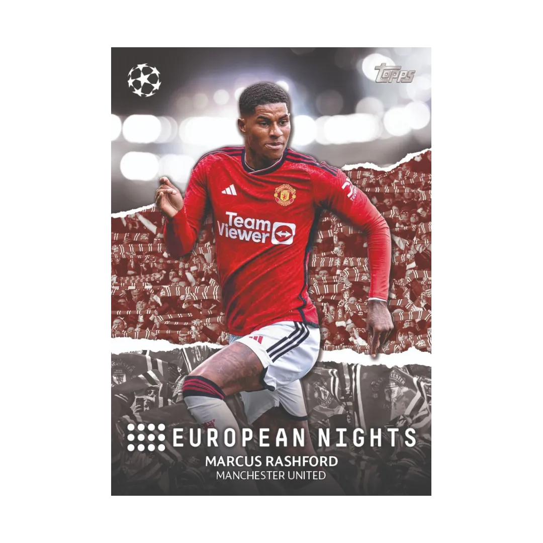 Marcus Ranshford Topps UEFA Club Competition Flagship 22/23 Manchester United pink sparkle と　Yellow Foil(299シリ)2枚セット