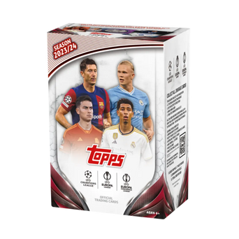 Blaster Box della Uefa Club Competition Flagship Value 2023/24 per Topps