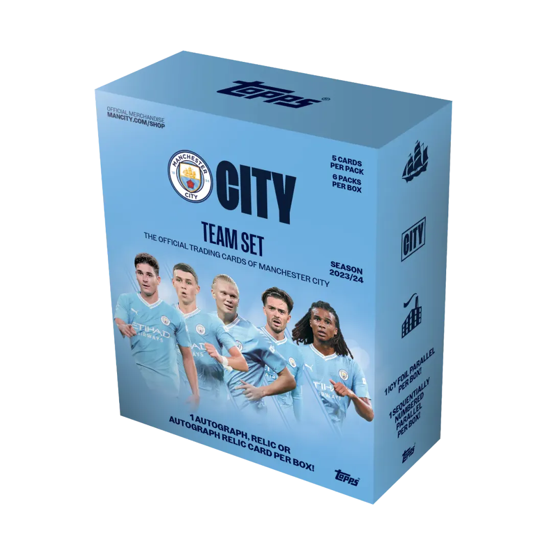 Il Box Team Set del Manchester City per Topps