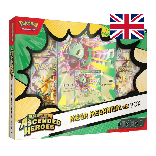 Megaevoluzione: Ascesa Eroica – Collezione Mega Meganium ex – Pokémon TCG (ENG)