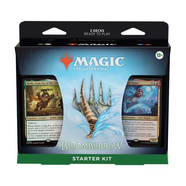 Magic: The Gathering Bloomburrow Starter Kit with two ready-to-play decks