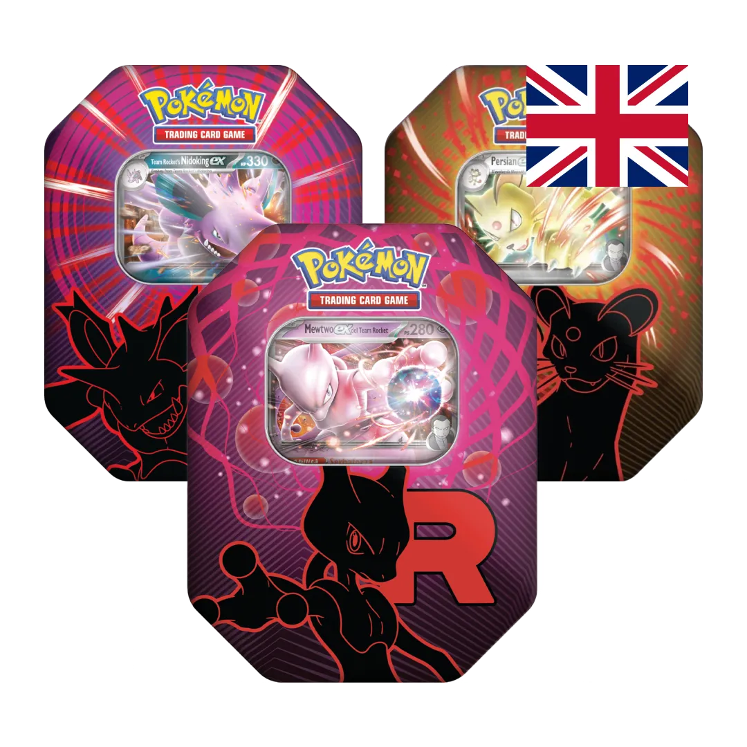 Bundle Tin Team Rocket - Mewtwo-ex, Nidoking-ex, Persian-ex (ENG)