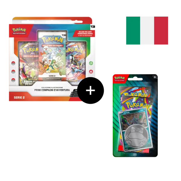 Bundle Blister Zarude e Collezione Primi Compagni d'Avventura – Pokémon GCC ITA