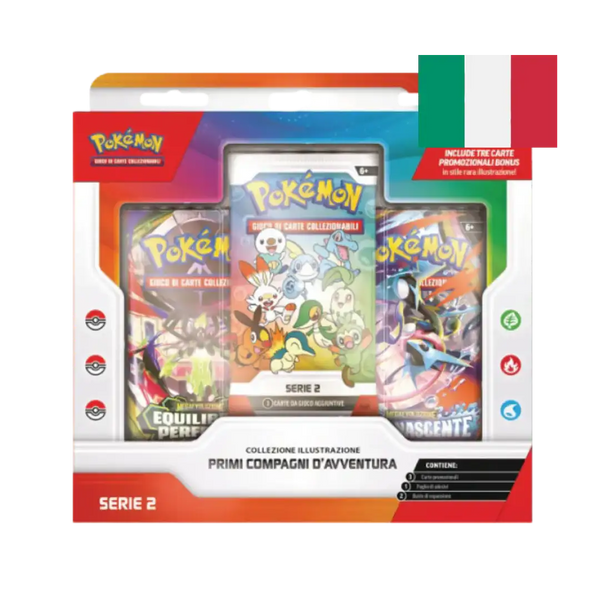 Collezione Illustrazione Primi Compagni d'Avventura – Pokémon GCC ITA, fronte confezione