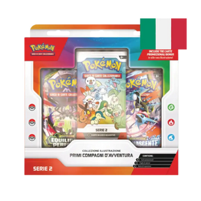 Collezione Illustrazione Primi Compagni d'Avventura – Pokémon GCC ITA, fronte confezione
