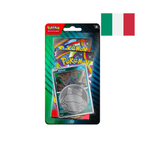 Blister 2 buste con carta promo foil Zarude e moneta – Pokémon GCC ITA