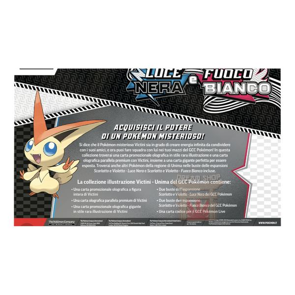 Collezione Illustrazione Victini- Luce Nera e Fuoco Bianco - Pokémon (ITA) - Pokémon | Otakura