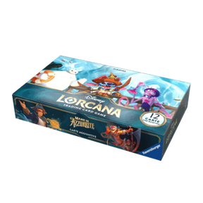 Confezione chiusa del Disney Lorcana Mare di Azzurrite Display Booster Box con 12 carte per bustina (ITA)