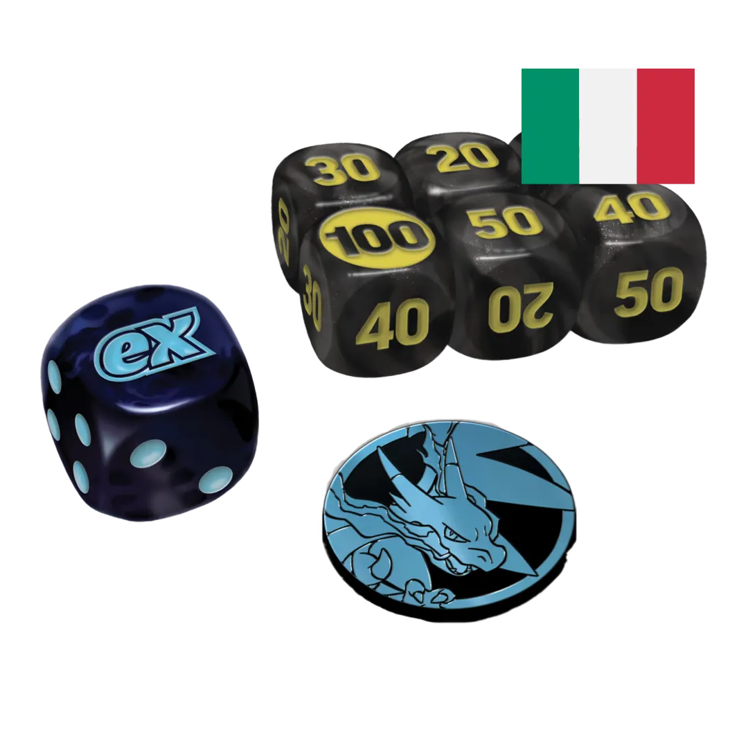 Dadi contatori danno e moneta Set Allenatore Fiamme Spettrali accessori