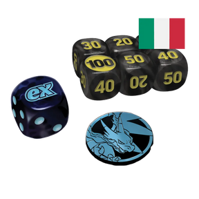 Dadi contatori danno e moneta Set Allenatore Fiamme Spettrali accessori