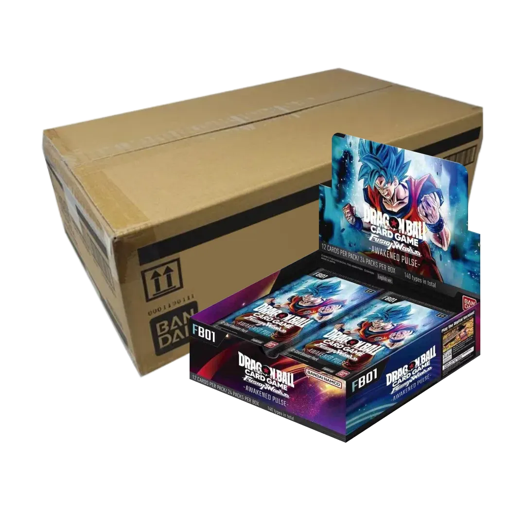 Awakened Pulse Case FB01 da 12 Box di Awakened Pulse Fusion World Dragon Ball Super Card Game