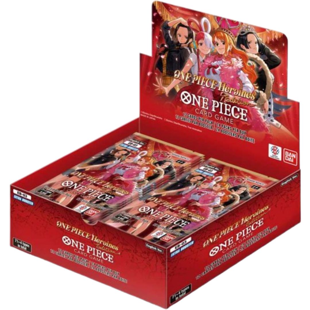 EB03 Heroines Edition – Extra Box da 24 Bustine – One Piece Card Game (ENG) - Promo Inclusa