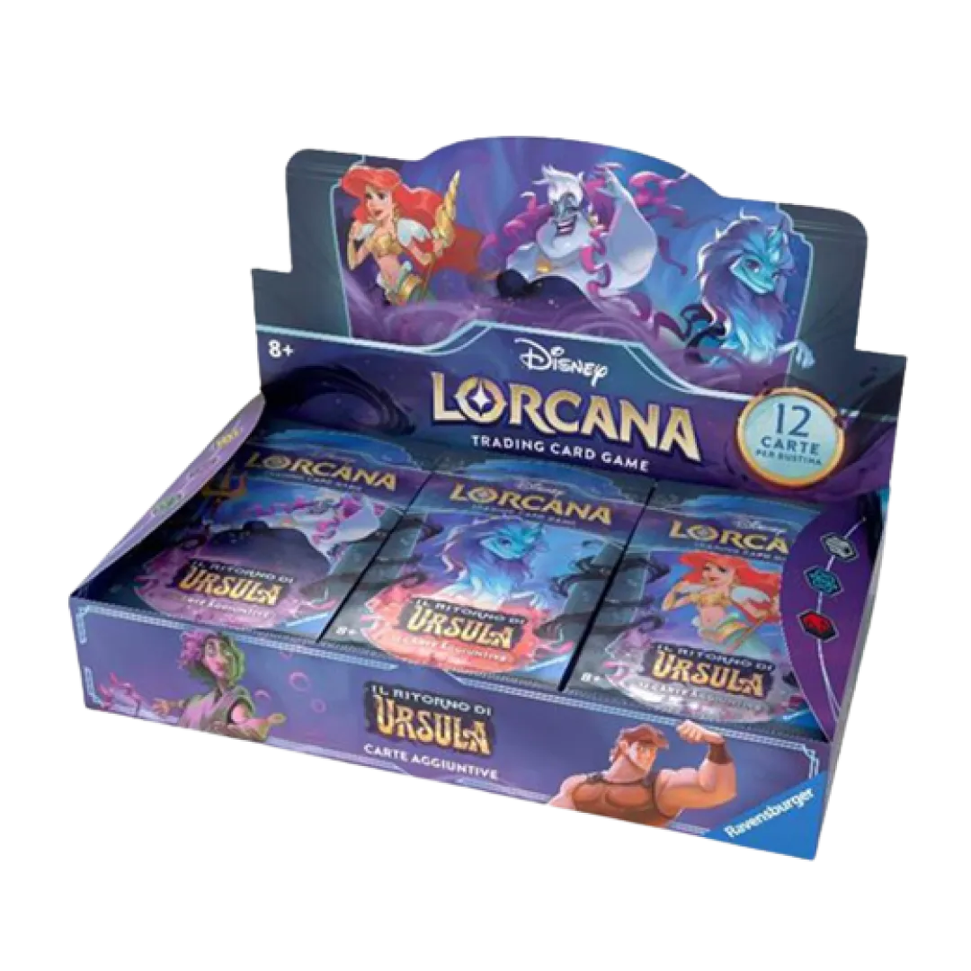 Il Ritorno di Ursula –  Box 24 Bustine - Lorcana TCG Disney (ITA)