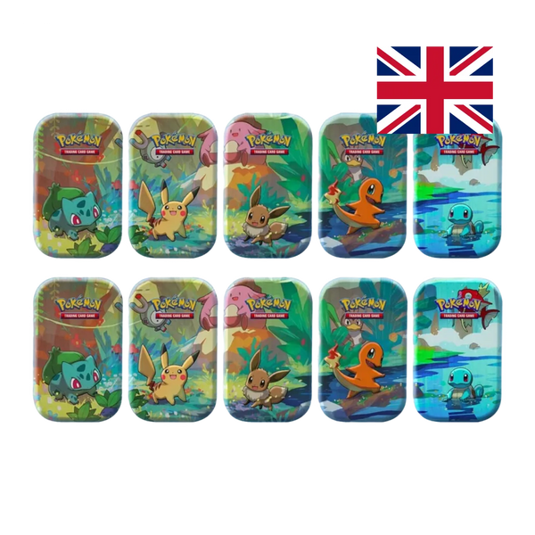 Kanto Friends -  Mini Tin Display (ENG) - Pokémon | Otakura