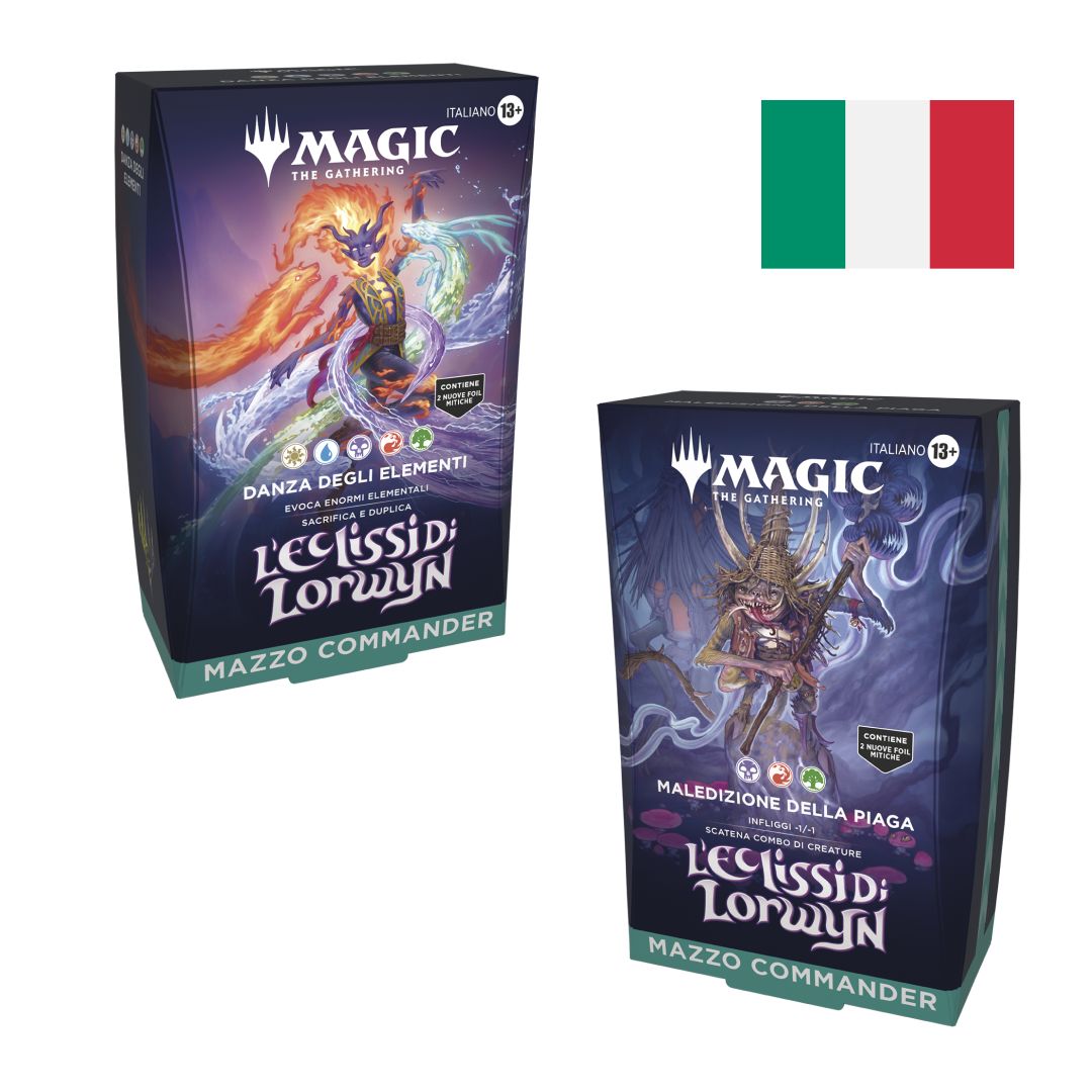 Lorwyn's Eclipse - Commander Bundle - 2 Decks (ITA)