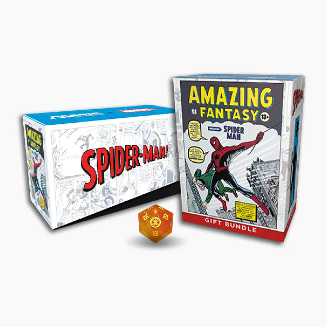 Mtg Bundle gift con illustrazione spiderman