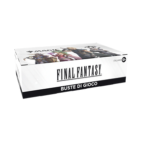 Box Final Fantasy - Play Booster Display da 30 buste in italiano per Magic: The Gathering. Include carte esclusive e artwork premium.
