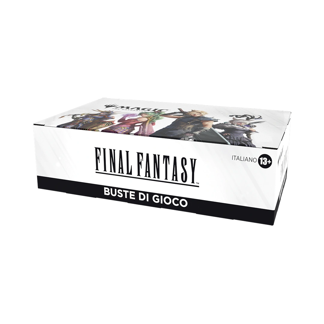 Display Final Fantasy - Play Booster con 30 buste per Magic: The Gathering. Perfetto per draft, Sealed e collezionisti.