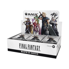 Display da 30 buste Final Fantasy - Play Booster per Magic: The Gathering. Ideale per draft, Sealed e collezionisti.