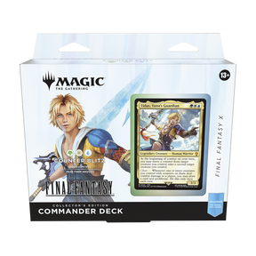 Mazzo Commander Counter Blitz di Magic: The Gathering - Final Fantasy X, con Tidus come comandante leggendario. Include 100 carte con trattamenti foil esclusivi.