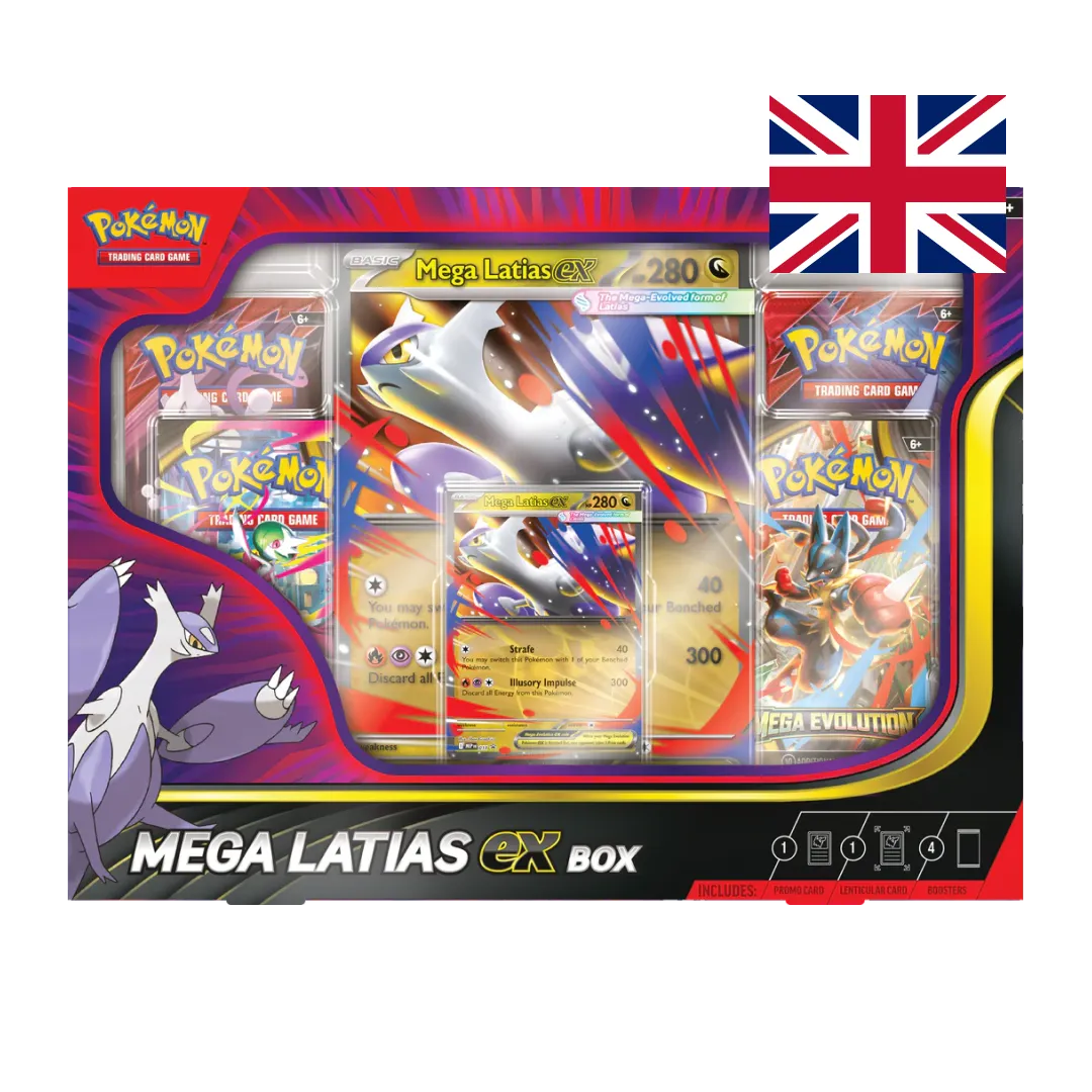 Pokemon Collection Premium with illustrated the legendary Pokémon Mega Latias EX
