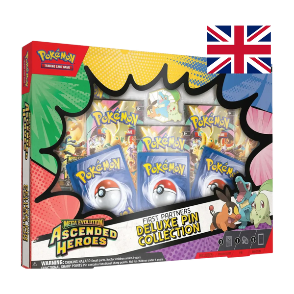 Collezione con Spilla Deluxe Compagni d'Avventura Ascesa Eroica Pokémon TCG ENG - Box