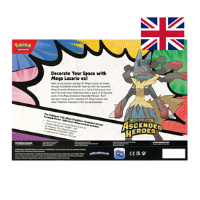 Carta Promo Mega Lucario ex Mega Attack Rare - Ascended Heroes Pokémon TCG