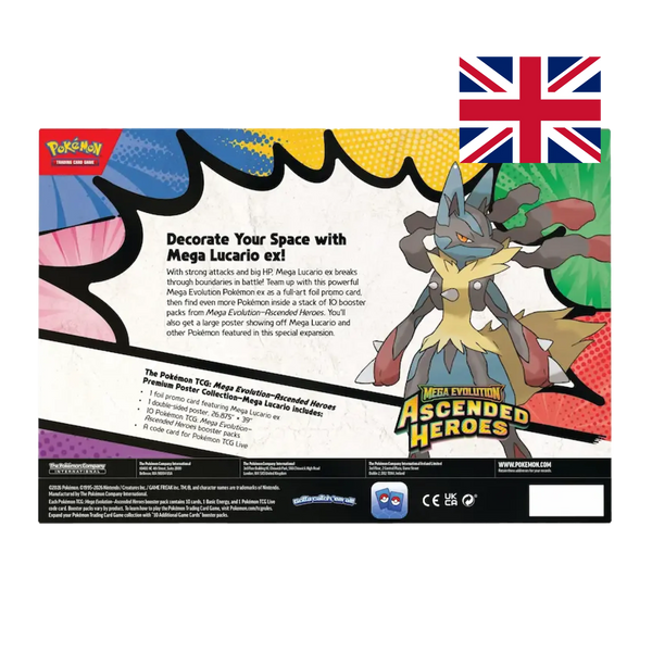 Carta Promo Mega Lucario ex Mega Attack Rare - Ascended Heroes Pokémon TCG