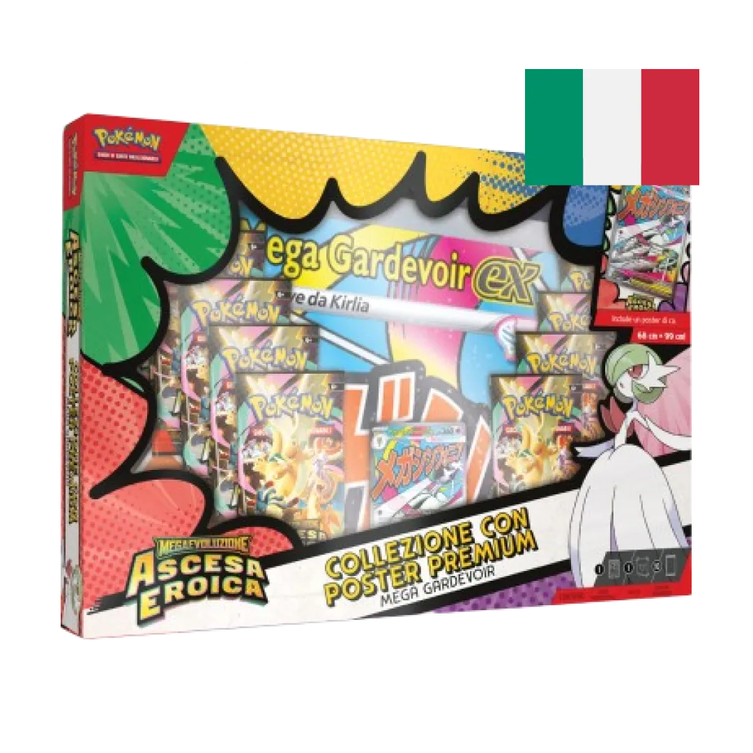 Collezione Poster con illustrazione di Mega Gardevoir-ex per Pokémon TCG