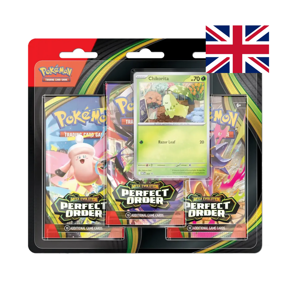 Megaevoluzione: Equilibrio Perfetto – Blister 3 Buste – Pokémon TCG (ENG)