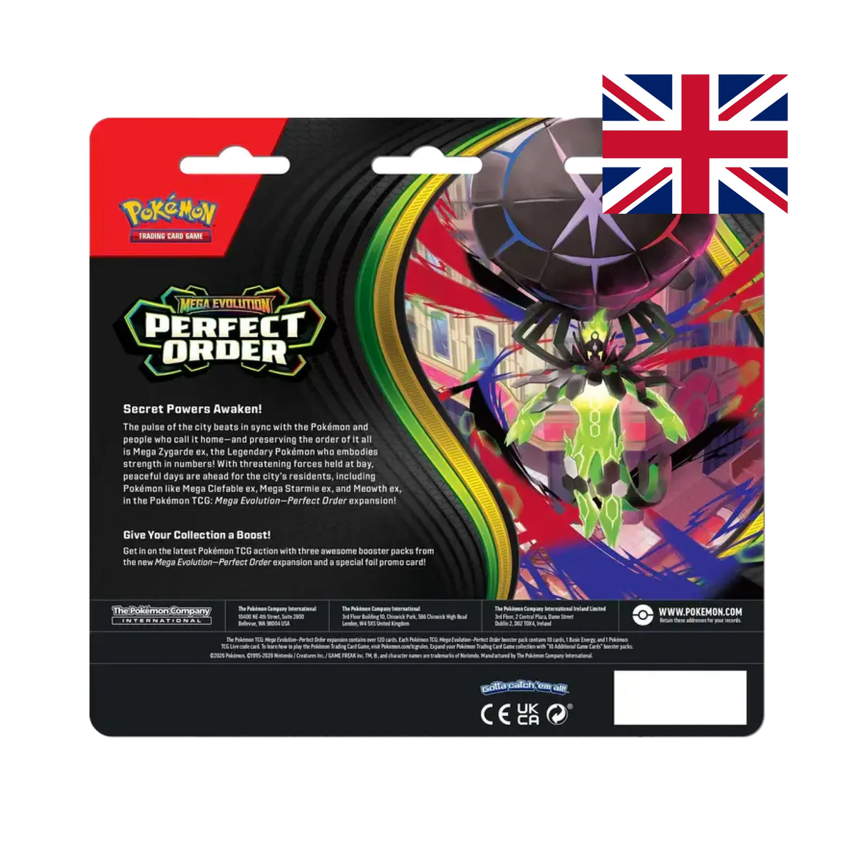 Megaevoluzione: Equilibrio Perfetto – Blister 3 Buste – Pokémon TCG (ENG)