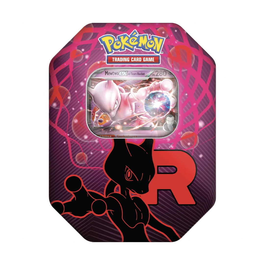 Mewtwo-ex - Tin da Collezione Team Rocket (ITA)