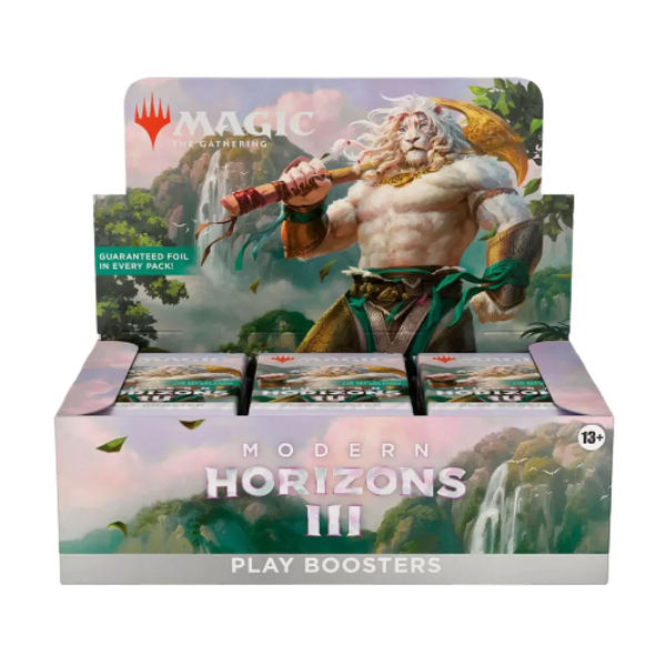 Il Play Booster Display di Modern Horizons 3 include 36 Play Booster per Magic: The Gathering