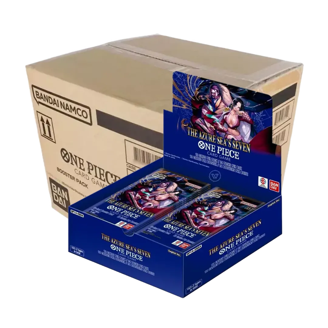 OP14 The Azure Sea's Seven EB04 – Case of 12 Booster Box – One Piece Card Game (ENG)