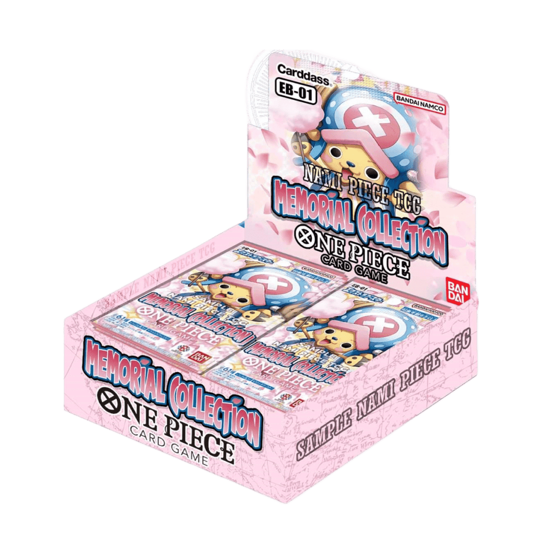 One Piece TCG EB01 Extra Booster Memorial Collection Box (EN) - Otakura One Piece TCG EB01 Extra Booster Memorial Collection Box (EN) - Otakura
