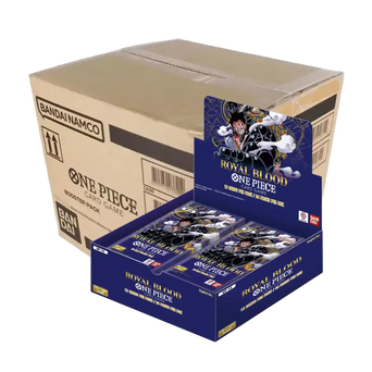 Case contenente 12 box dell'espansione Royal Blood di One Piece Card Game