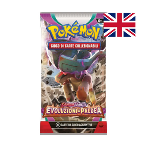 Pokemon Evoluzioni a Paldea bustina singola italiana con 10 carte da gioco aggiuntive