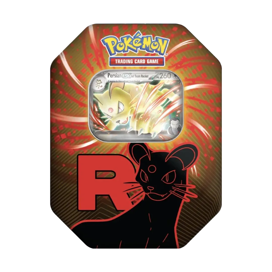 Bundle Tin da Collezione del Team Rocket - Mewtwo-ex, Nidoking-ex, Persian-ex (ITA) - Pokémon | Otakura