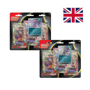3 Pack Blister Phantasmal Flames con carta promo esclusiva Pokémon TCG