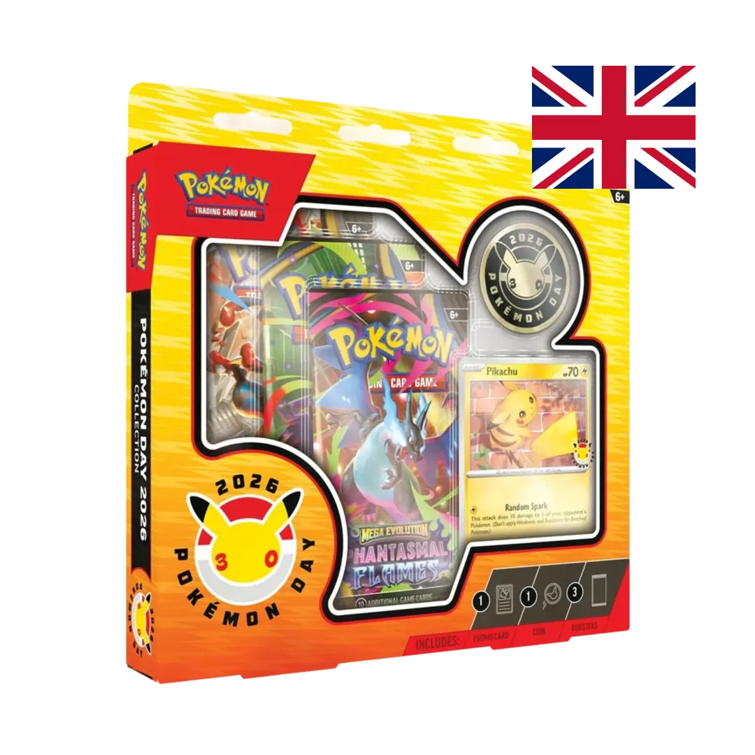 Pokémon Day 2026 Collection che celebra il 30° anniversario di Pokémon TCG assortite.