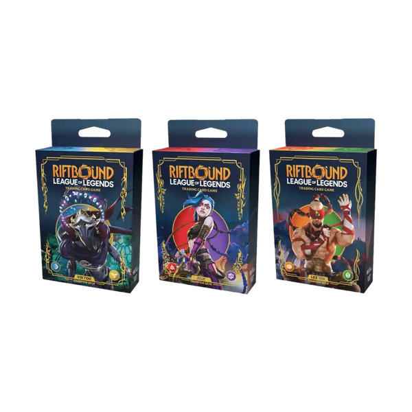 Riftbound Bundle Starter: Viktor Jinx Lee Sin (EN) - Otakura Riftbound Bundle Starter: Viktor Jinx Lee Sin (EN) - Otakura