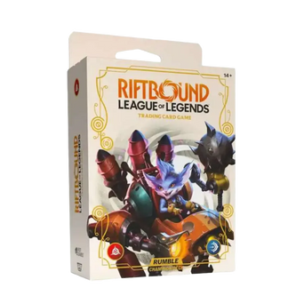 Riftbound Spiritforged Rumble Champion Deck box 56 carte TCG League of Legends meccanico