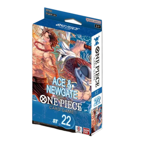 Starter Deck ST22 Ace & Newgate One Piece Card Game in inglese – mazzo precostruito