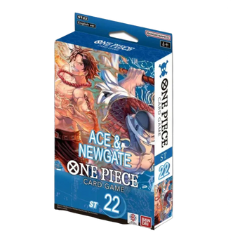 Starter Deck ST22 Ace & Newgate One Piece Card Game in inglese – mazzo precostruito