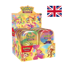 Pokemon Scarlet Violet 151 Mini Tin Display Box 10 tins classic Kanto Pokemon artwork