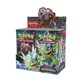 Display da 36 Bustine dell'espansione Pokémon Scarlatto e Violetto Crepuscolo Mascherato