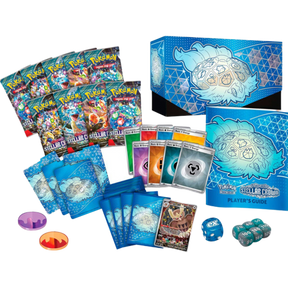 Set Allenatore Fuoriclasse Pokémon Scarlatto e Violetto Corona Astrale con buste booster, dadi, carte energia e guida del giocatore