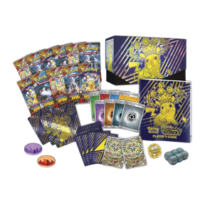 Set Allenatore Fuoriclasse Pokémon Scarlatto e Violetto Scintille Folgoranti con buste booster, carte energia, segnalini e guida del giocatore