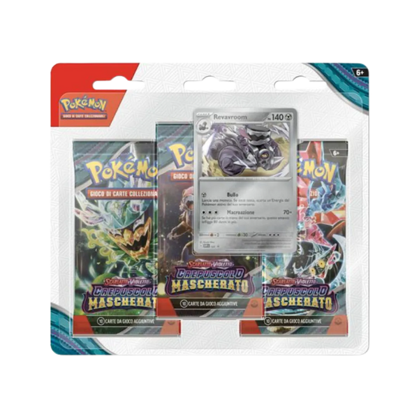 Blister da 3 Pacchetti di Revavroom di Scarlatto e Violetto Crepuscolo Mascherato